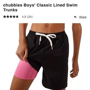 NWOT youth medium chubbies